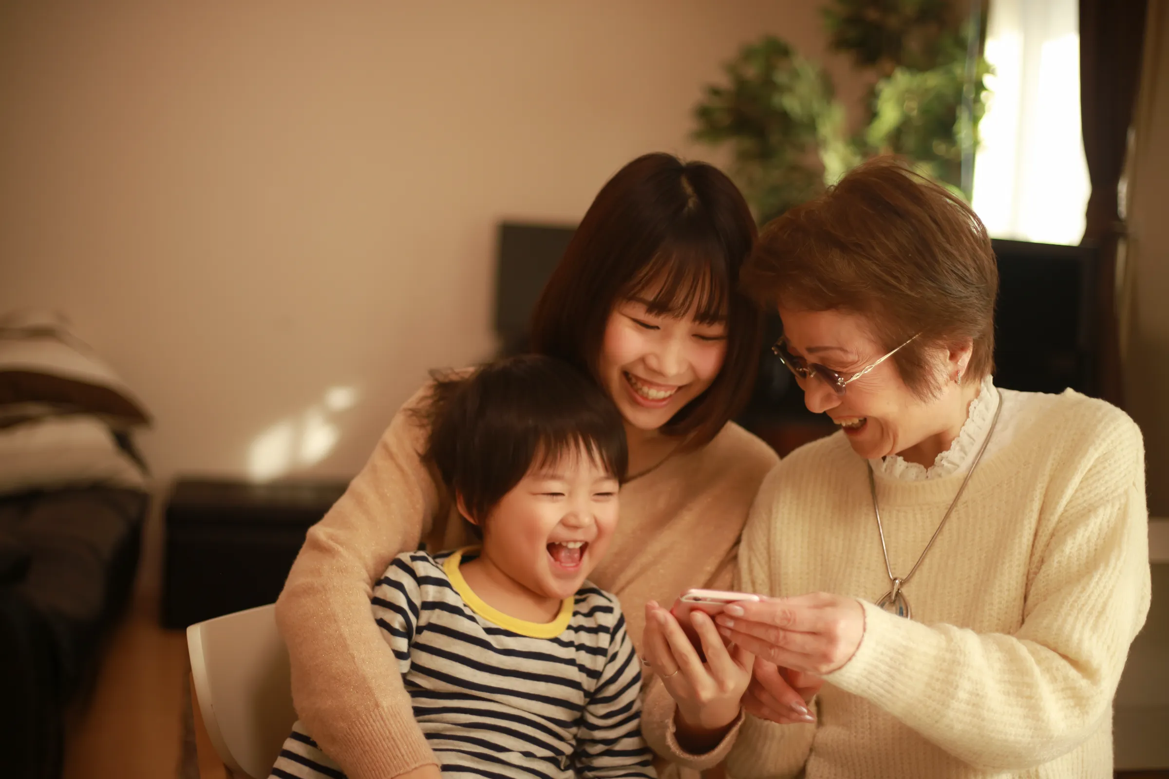 母と娘と孫